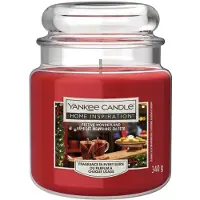 Yankee candle Duftkerze Mittleres Glas Christmas Bubbly 340 g rosa GFM3192790fe