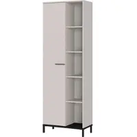Germania Aktenschrank "GW-Rovigo, mit offenem Regal", braun (kaschmir), B:64cm H:190cm T:34cm, Holzwerkstoff, Metall, Schränke, Aktenschrank, spiegelverkehrt montierbar, Höhe 190 cm, Made in Germany