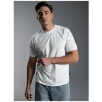 Trigema T-Shirt "T-Shirt aus 100% Baumwolle", Herren, Gr. XL, weiß, Single Jersey, 100% Baumwolle, Basic, lang, Rundhals, Shirts T-Shirt