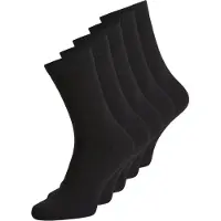 Jack & Jones Basicsocken "JACJENS SOCK 5 PACK NOOS", Herren, Gr. Sockengröße, schwarz, Baumwollmischung, uni, Socken Basicsocken