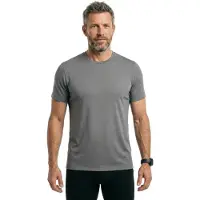 Icebreaker M Mer 125 Cool-lite Sphere Short Sleeve Tee Alta metro hthr (IB016) M