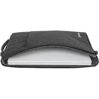 Manhattan Seattle Notebook Sleeve 15,6, Schutzhülle für Notebooks bis zu 15,6, Top Load, Premiumpolsterung, wasserfest, ein Innenfach, ein Frontfach, anthrazit, Schutzhülle, 39,6 cm (15.6 Zoll), 260 g