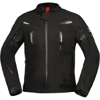 IXS Rapid-STX 2.0 wasserdichte Motorrad Textiljacke, schwarz, XL
