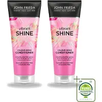John Frieda 2 x Vibrant Shine Colour Conditioner - 250 ml - Großpackung - 2 Stücke