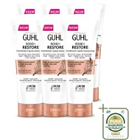 Guhl 6 x Bond+ Restore Conditioner - 200 ml - Vorratspackung - 6 Stücke