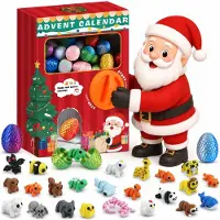 Merkloos Adventskalender 2026 Tiere 3D, mit Kapselspender, 24 Tage, für die Weihnachtszeit