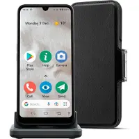 Doro 8100 PLUS, 15,5 cm (6.1"), 2 GB, 32 GB, 13 MP, Android 11 Go edition, Graphit