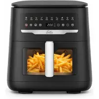 Solis Heißluftfritteuse Uno mit 7 L, 2.200 W, Sichtfenster, 10 Programmen