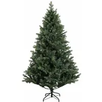 vidaXL Künstlicher klappbarer Weihnachtsbaum 210 cm PVC und Metall 42055555
