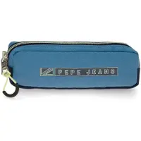 Pepe Jeans Duncan Federmäppchen, Blau, 22 x 7 x 3 cm, Polyester