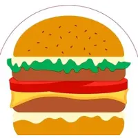 Duni 144x PAPER + DESIGN Silhouettes Airlaid Serviette 33 cm Burger