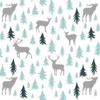 Duni 240x PAPER + DESIGN Tissue-Serviette 33 x 33 cm Earth Xmas 3-lagig