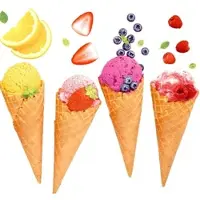 Duni 240x PAPER + DESIGN Tissue-Serviette 33 x 33 cm Icecream Dream 3-lagig