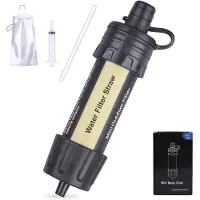 Merkloos Mini Wasserfilter, persönlicher Wasserreiniger, 0,01 Micron, für Wandern