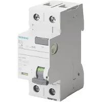 Siemens 5SV3417-6KL FI-Schutzschalter, 2-polig, Typ A, In: 80 A, 100 mA, Un AC: 230 V, N-links 5SV34176KL
