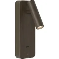 Astro Enna Surface USB A+C LED-Wandleuchte-Bronze-mit LED (2700K)