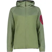 CMP Woman Fleece Fleece Jacket FIX Hood green tea (E624) 42