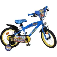 Volare Rubble & Crew Kinderfahrrad - Jungen - 16 Zoll - Blau - Zwei Handbremsen