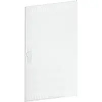 Hager FZ014NV1 Tür, univers, rechts, geschlitzt, RAL 9010, für Schrank IP3X, 950x550mm