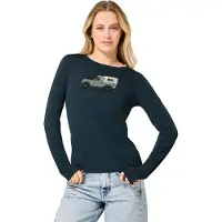 Super.natural W Dog Excursion LS blueberry/various (W55) M