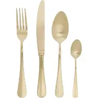 Cosy & Trendy Besteckset 24-teilig Mattes Champagner Edelstahl
