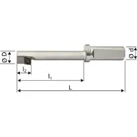 Format Rückwärtssenker 180° IK D17 Z1 für CCMT 060204