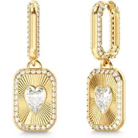 GUESS JUBE06354JWYGT/U Damen-Ohrringe Ohrhänger Love Tag Goldfarben