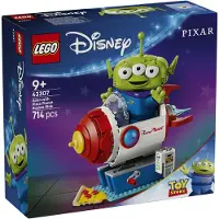 LEGO Disney Alien mit Pizza Planet Raketenfahrt, Bausatz, 9 Jahr(e), Kunststoff, 714 Stück(e), 994 g