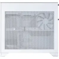Lian Li 011 Vision O11 VISION-M, Midi Tower, PC, Weiß, micro ATX, Mini-ITX, Stahl, Gehärtetes Glas, Aluminium, Gaming
