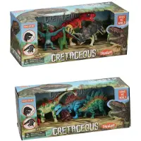 Lobbes Dinosaurier Spielset - Luxus Dino Figuren Set 6-teilig Spielzeug