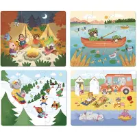 Vilac Puzzle 4 evolutionäre Rätsel an Feiertagen