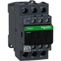 Schneider Electric Electric LC1D25BD Leistungsschütz LC1D 3p, +1S+1Ö, 11 kW, 25 A, 400 V AC3, Spule 24 V DC