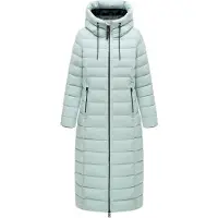 NAVAHOO Wintermantel "Wintermantel Vanillawolke 14", Damen, Gr. XL, grün (dusty mint), Mäntel Wintermantel