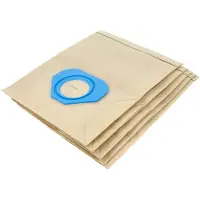 VHBW 5x Staubbeutel kompatibel mit Nilfisk GS 84, GS 90, GS 80, GS 90 C, GS 90 P, GS 78, GS 79, GS 81, GS816200 Staubsauger - 31,5cm x 23,4cm braun