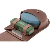 Skerper Field Sharpening Kit SVSO004, Schleifstein Set mit Lederetui