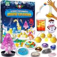 Merkloos Experimentier-Adventskalender 2026, 24 Tage, für Kinder, chemische Reaktionen