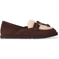 Ugg für Damen. 1182151 Mokassins aus Leder Zora Loafer dunkelbraun (39), Wohnung, Keine, Lässig