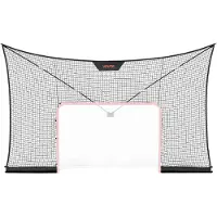 Vevor Hockey-Torfangnetz 366 x 213 cm Nur Netz für Hockeytor-Training, Robustes Ersatznetz mit Erweiterter Abdeckung, Leicht und Tragbar, Hockeytornetz für Jugendliche und Erwachsene