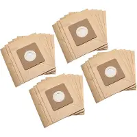 VHBW 20x Staubbeutel kompatibel mit Rowenta RO 524321, RO5227GA, RO5255, RO5255GA, RO5265, RO 5253OA Staubsauger - 17,7cm x 17,5cm Sandfarben