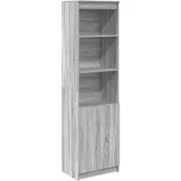 vidaXL Highboard Grau Sonoma 50x35x180 cm Holzwerkstoff