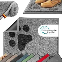 Kesser Schmutzfangmatte rutschfeste Fußmatte für Innen- & Außenbereich waschbar & wetterfest Türmatte Wohnungseingang Teppich für Büro & Vorzimmer Fußabtreter Fußabstreifer