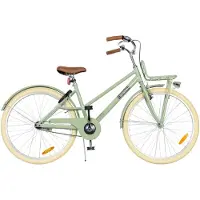 Aventuri Urban Aluminium Unisex-Kinderfahrrad 26 Zoll, Kinderfahrrad für 10 bis 14 Jahre, Mit Seitenständer, Grün