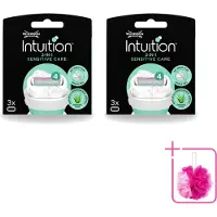 Wilkinson 2 x Intuition Sensitive Care Ersatzklingen für empfindliche Haut - Sparpackung - 2 Stücke