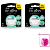 Wilkinson 2 x Intuition Sensitive Care Ersatzklingen für empfindliche Haut - Sparpackung - 2 Stücke