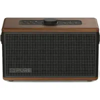 Pure Classic Aura, 2-Wege, 40 W, Verkabelt & Kabellos, Tragbarer Stereo-Lautsprecher, Braun, Walnuss, Rechteck