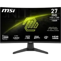 MSI MAG 276CFA E20, Rapid VA-Curved-Gaming-Monitor, 27" FHD, 200 Hz – Größe 27" / FHD, 200 Hz / Rapid VA