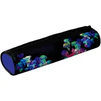 Markenlos Federmäppchen Deepsea Paradise aus Polyester – robust – mit Metallreißverschluss – 21 cm