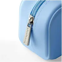 Markenlos Silikon Etui, Monochrome Pastell, 20x6x7,5 cm, Mildblau, einzeln verpackt