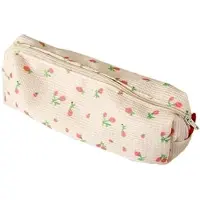 Markenlos Federmäppchen mit Blumenmotiv für Damen, Stiftehalter und Münztasche, praktisch und vielseitig, Organizer für Schrein und Kosmetik