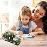 Markenlos Federmäppchen im Auto-Design | Camouflage-Muster mit großer Kapazität | Praktisches Stiftetui für unterwegs
